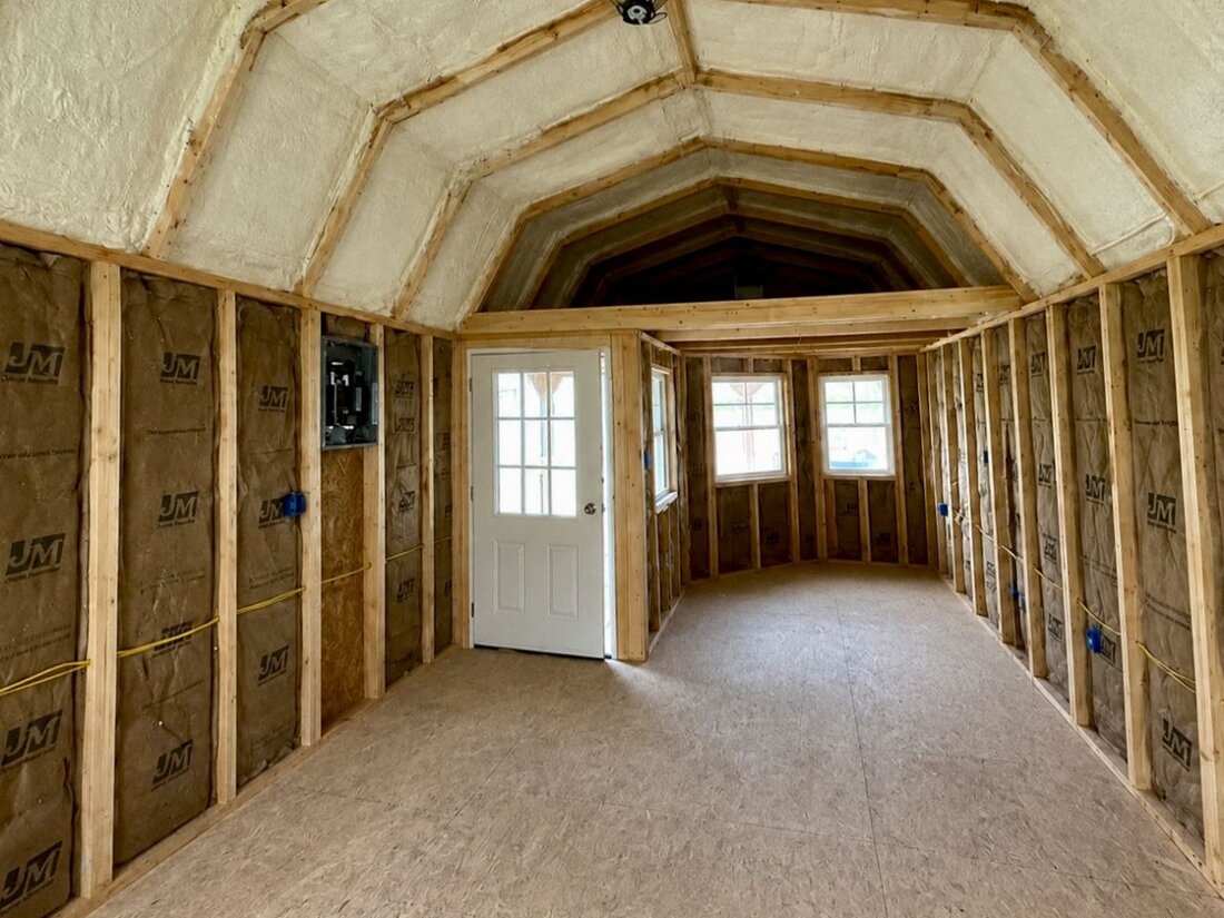 Current build progress facing the kitchen and loft area